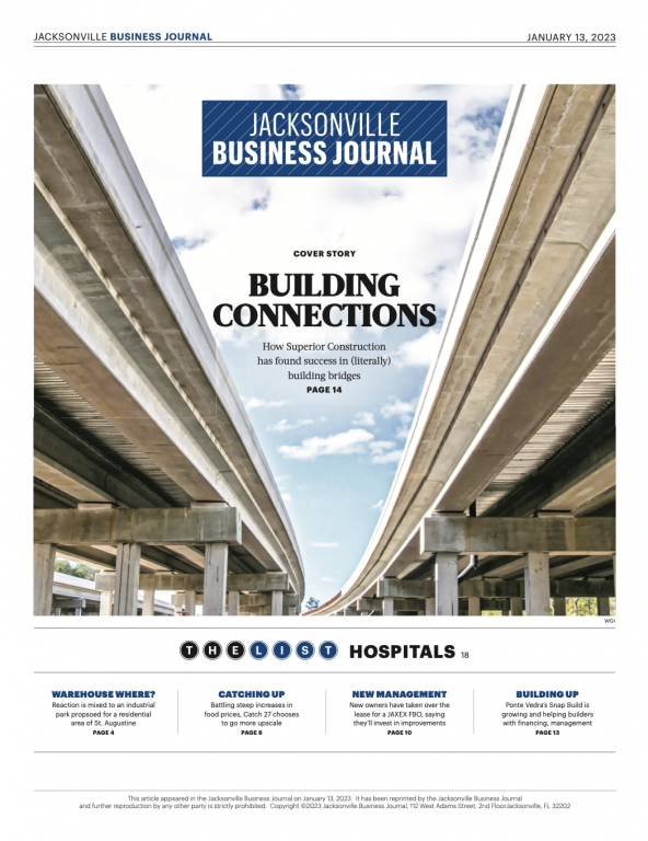 Superior Construction featured on cover of Jacksonville Business ...