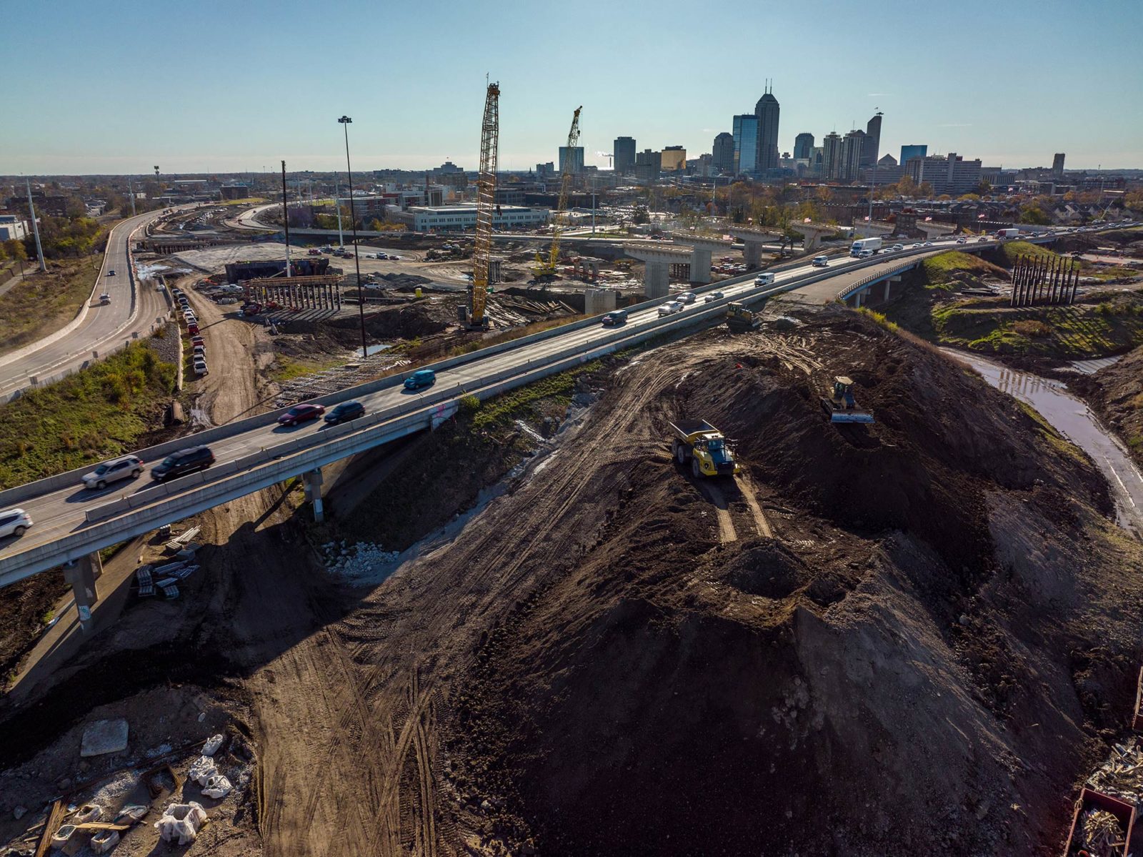 Split Interchange I-65 / I-70 North Split Reconstruction (INDOT) - Superior Construction