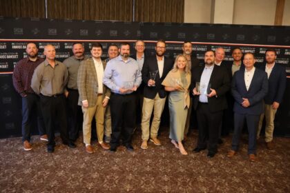 Group photo of Superior employees at CAF/NWIBRT award ceremony